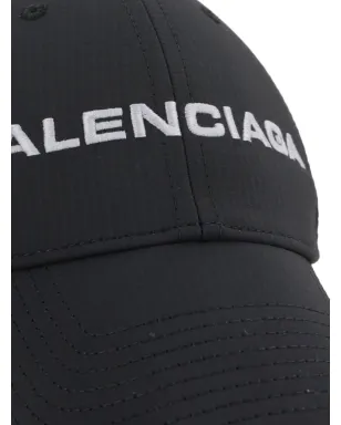 Balenciaga ロゴ刺繍ベースボールキャップ - サムネイル4
