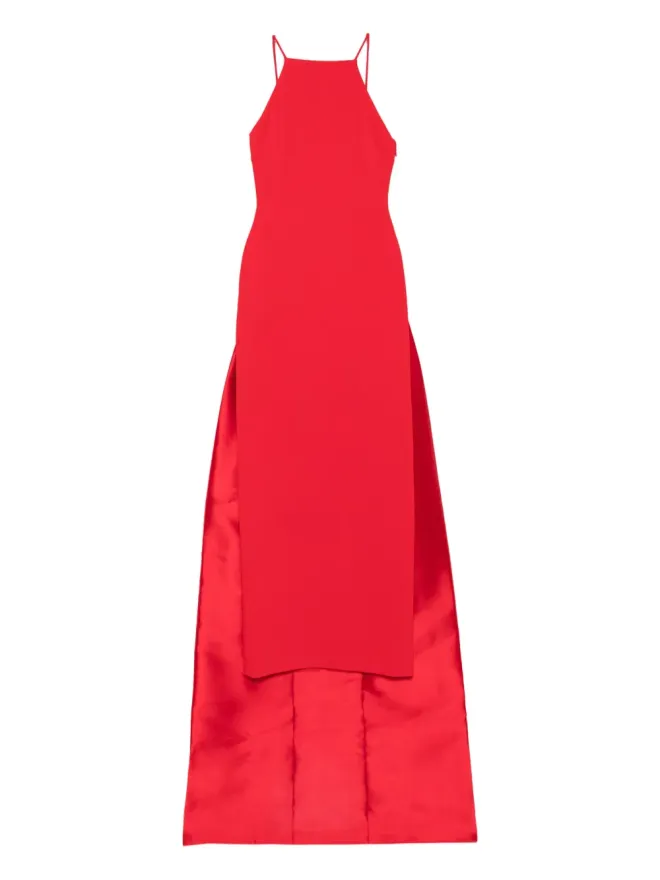 SOLACE London Solace London ウラ ホルターネック トレインドレスの商品画像
