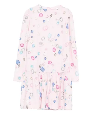 Monnalisa ジュエリープリントフレアドレス - サムネイル2