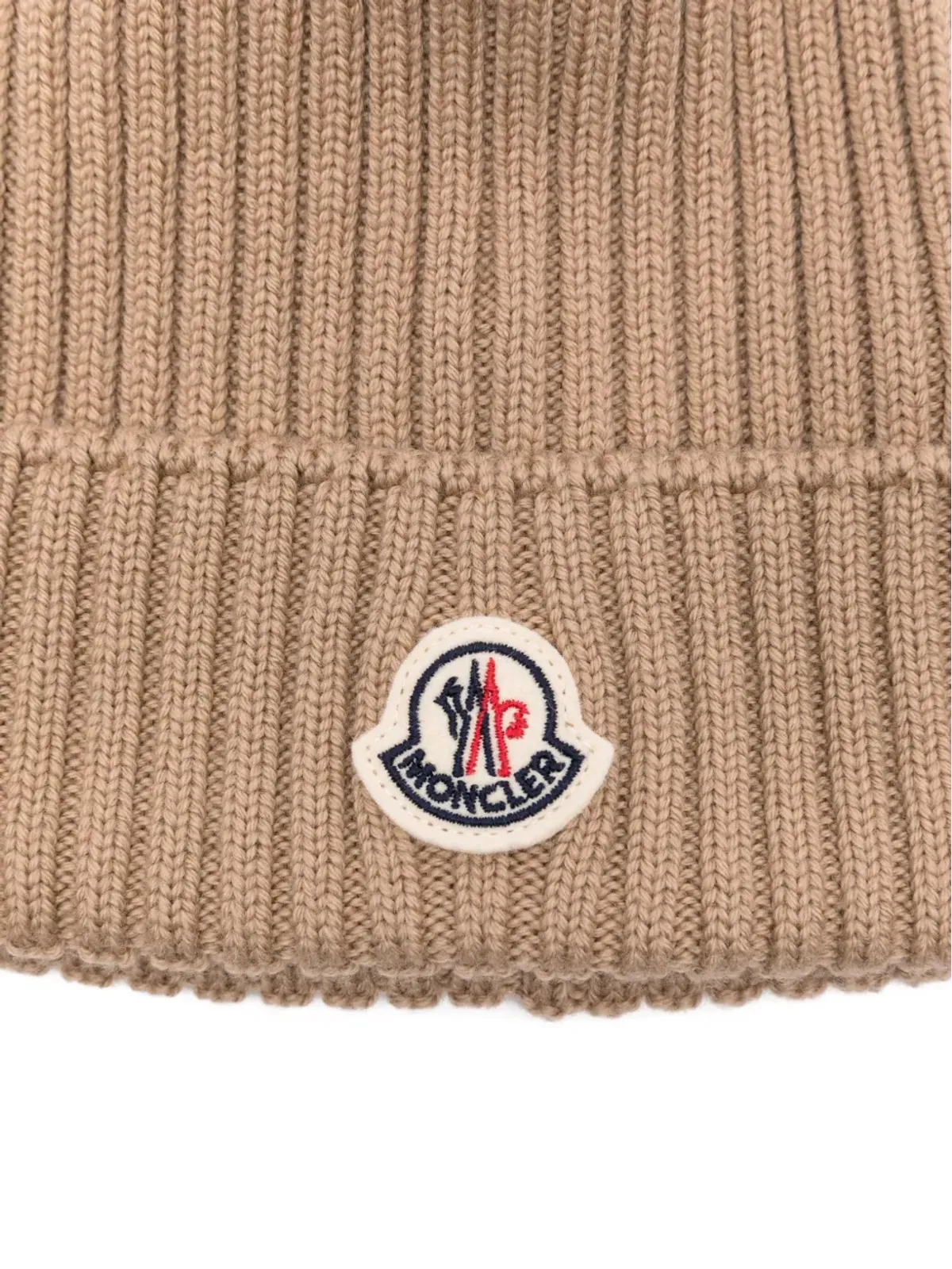 Moncler Enfant リブ編みポンポンビーニー - 画像2