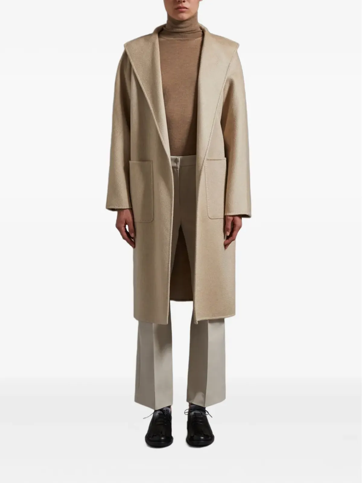Max Mara リリア ベルト付き カシミア コート - 画像2