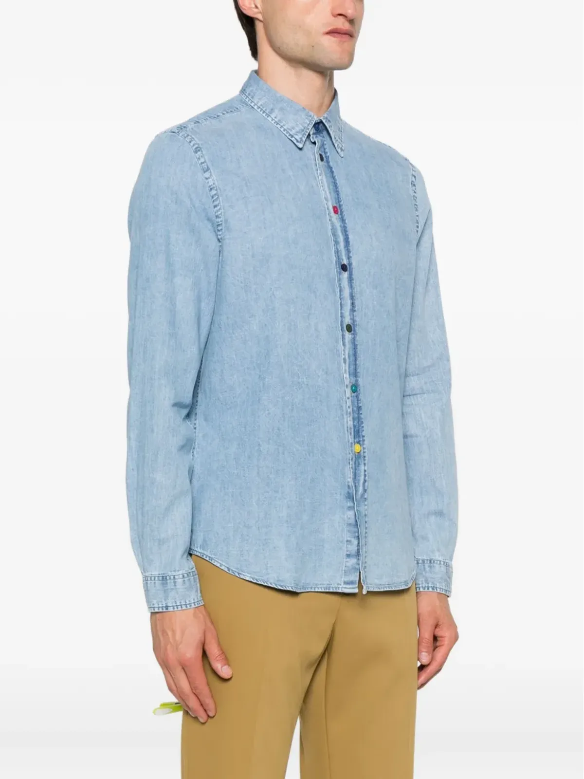 PS Paul Smith プレススタッドデニムシャツ - 画像3