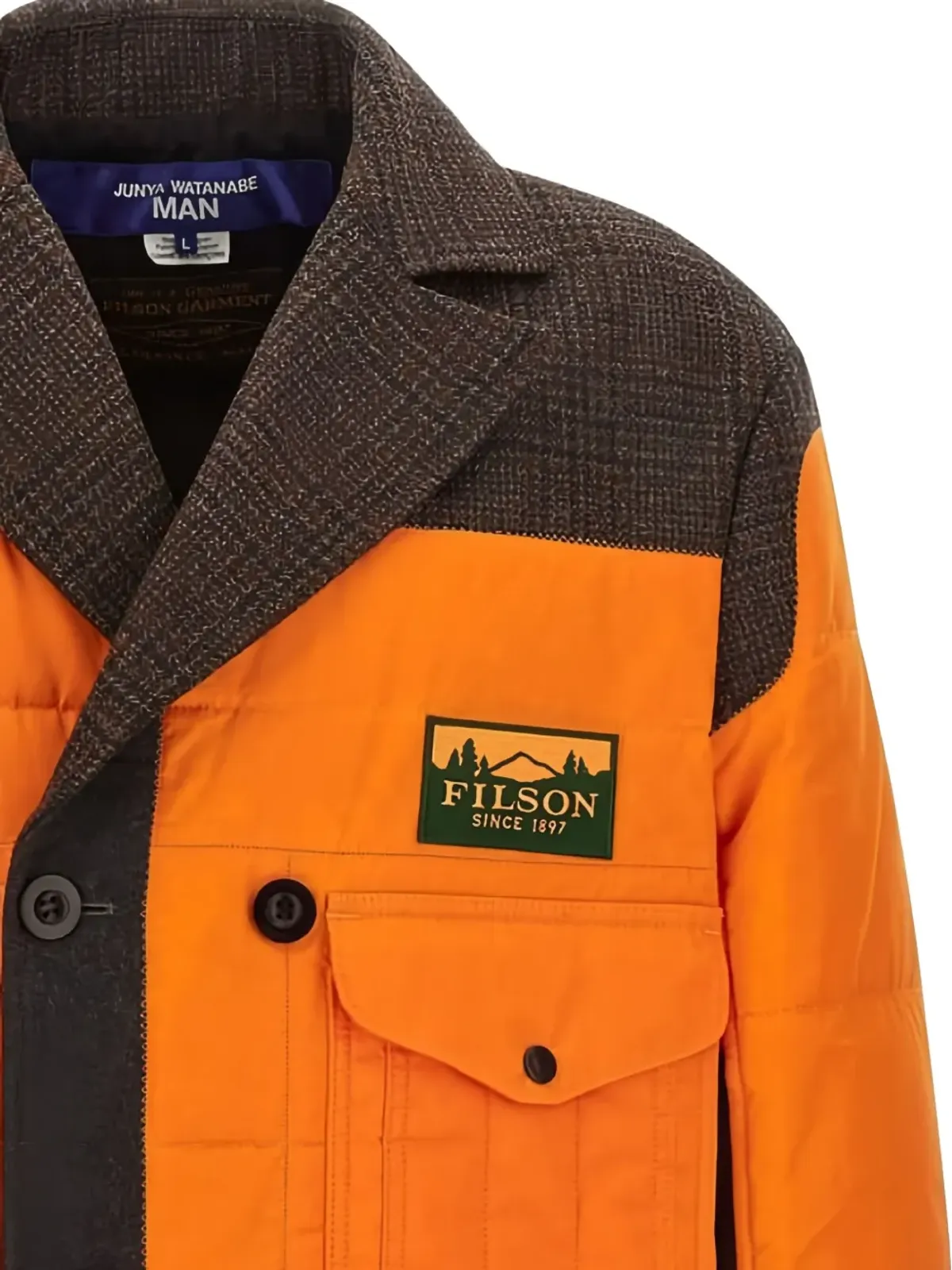 Junya Watanabe MAN x Filson パッチワークポケットコート - 画像3