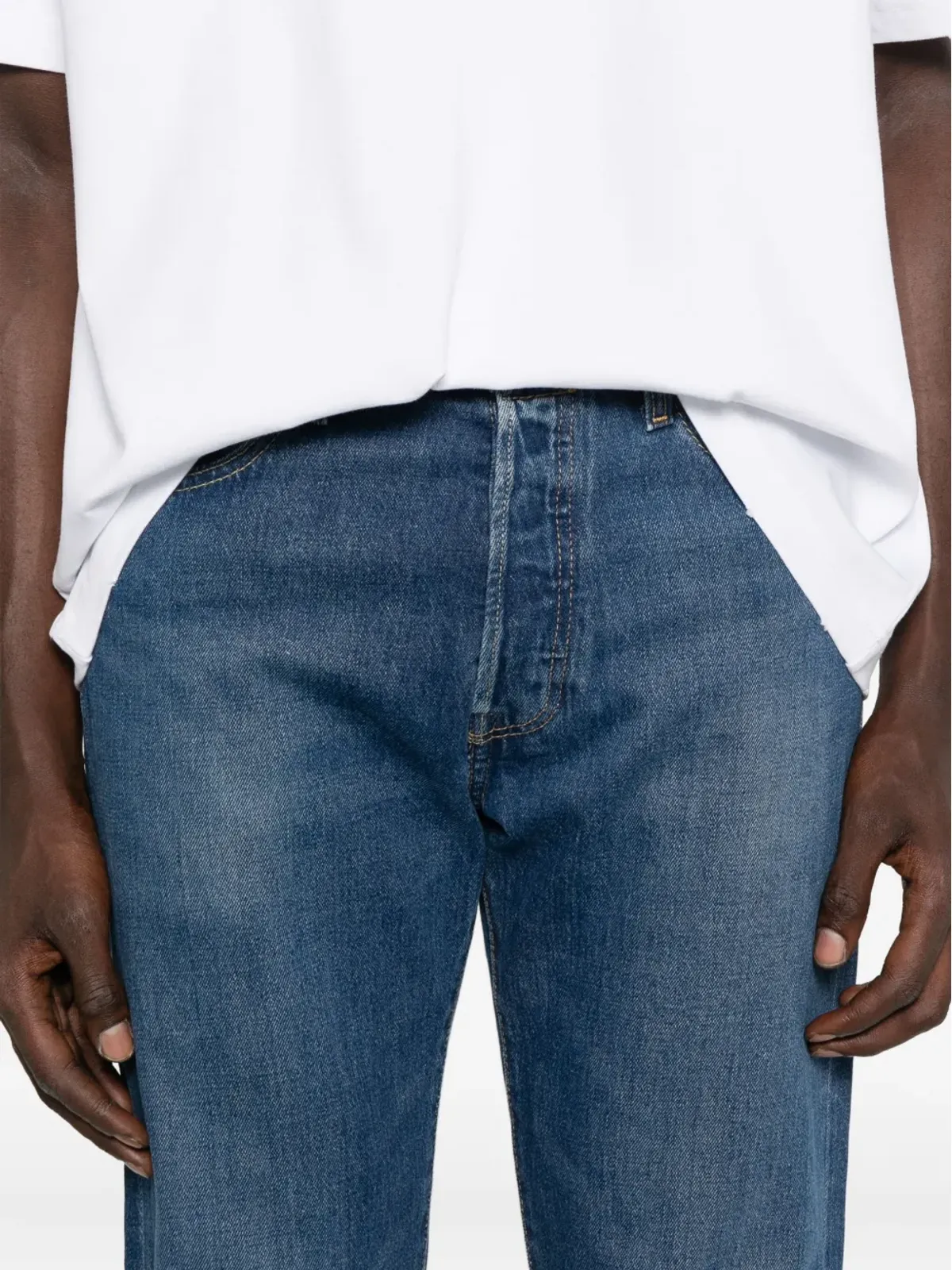 Levi's ビンテージ 501 ファイブポケット デニム ブルー - 画像5