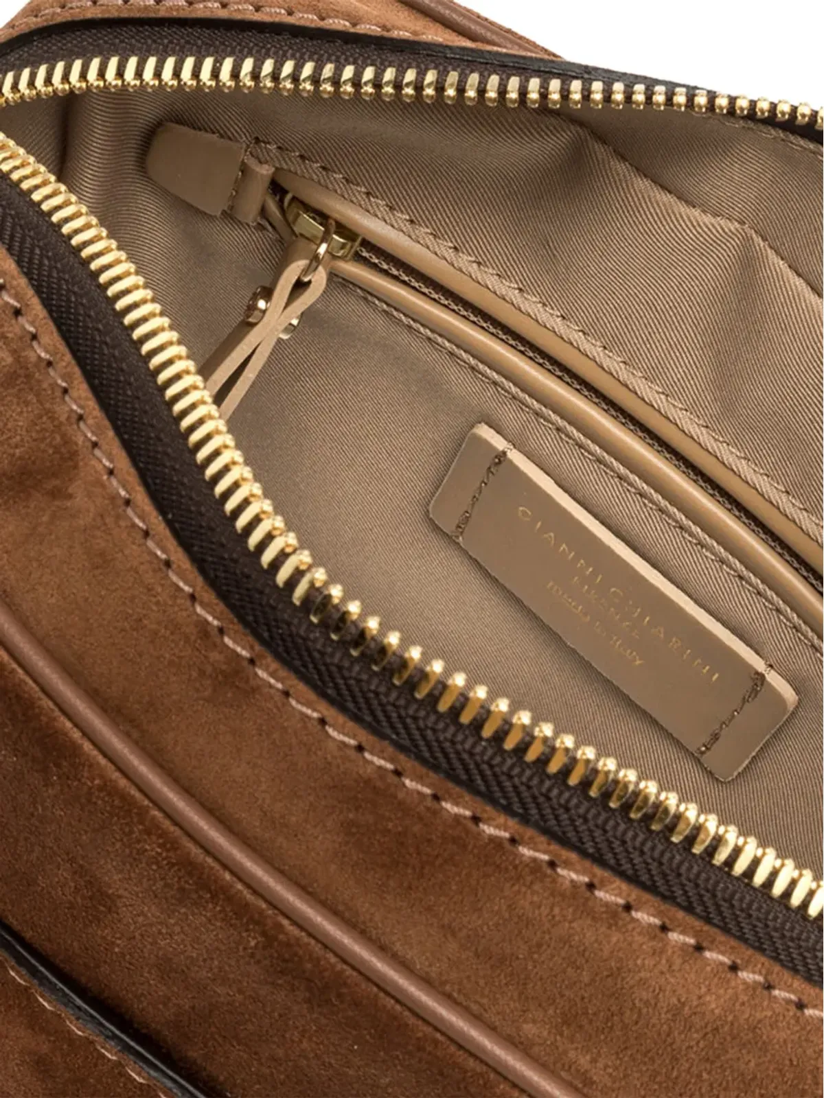 GIANNI CHIARINI Nina スエード クロスボディバッグ - 画像5