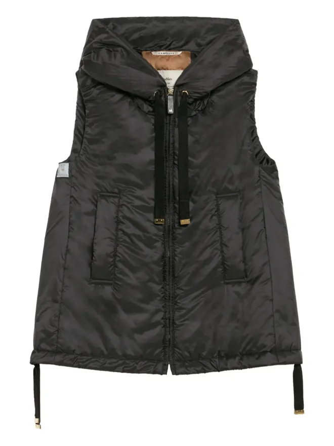 Max Mara Max Mara フード付きキルティングジレの商品画像