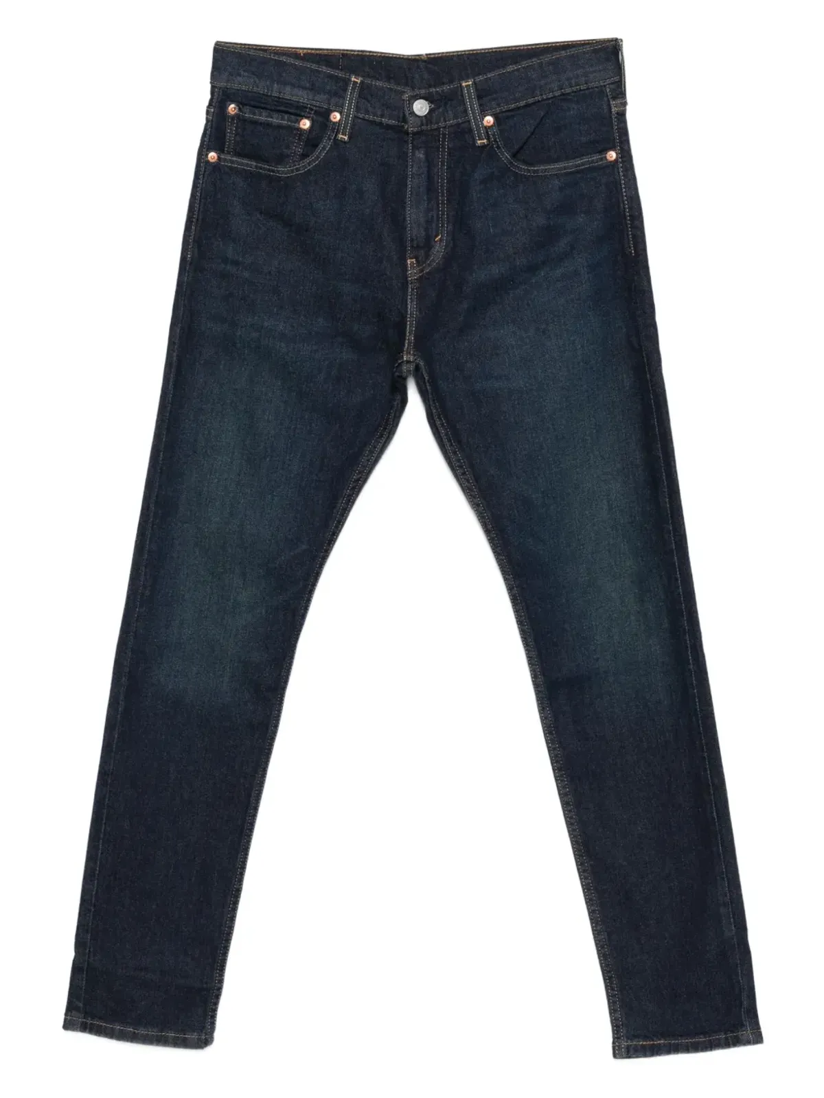 Levi's フェード加工ジーンズ ブルー - 画像1