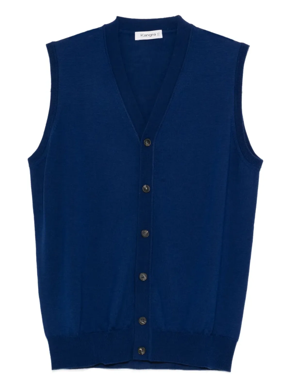 Kangra V-neck ジレ - Blue - 画像1