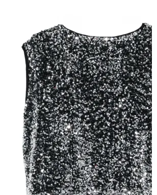 Junya Watanabe スパンコール付きノースリーブトップ - サムネイル3