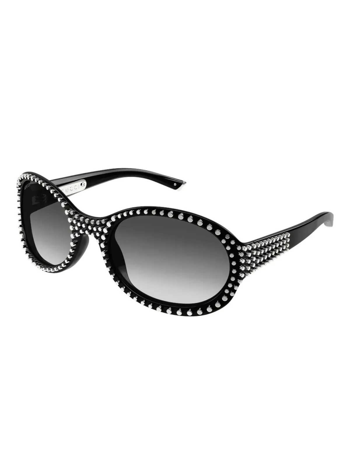 Gucci Eyewear GG2013S スタッズ付きオーバルフレーム サングラス - 画像2