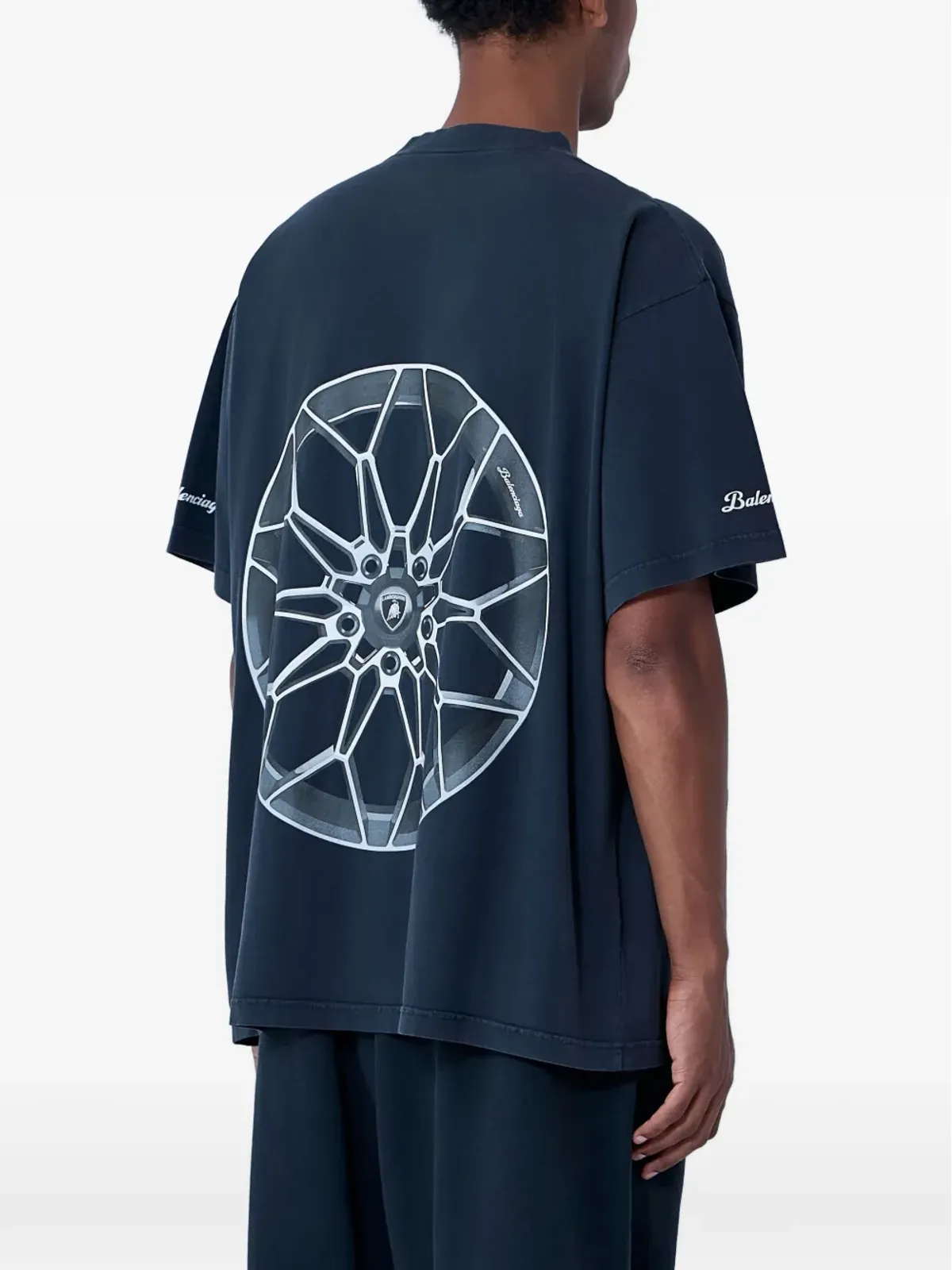 Balenciaga ランボルギーニプリント クルーネック Tシャツ - 画像3