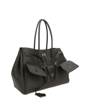 Balenciaga Bel Air レザーショルダーバッグ - Brown - サムネイル3
