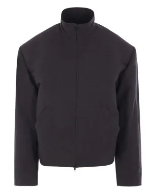 Balenciaga ハイカラー・パッドショルダー ジャケット - ブラック - サムネイル1