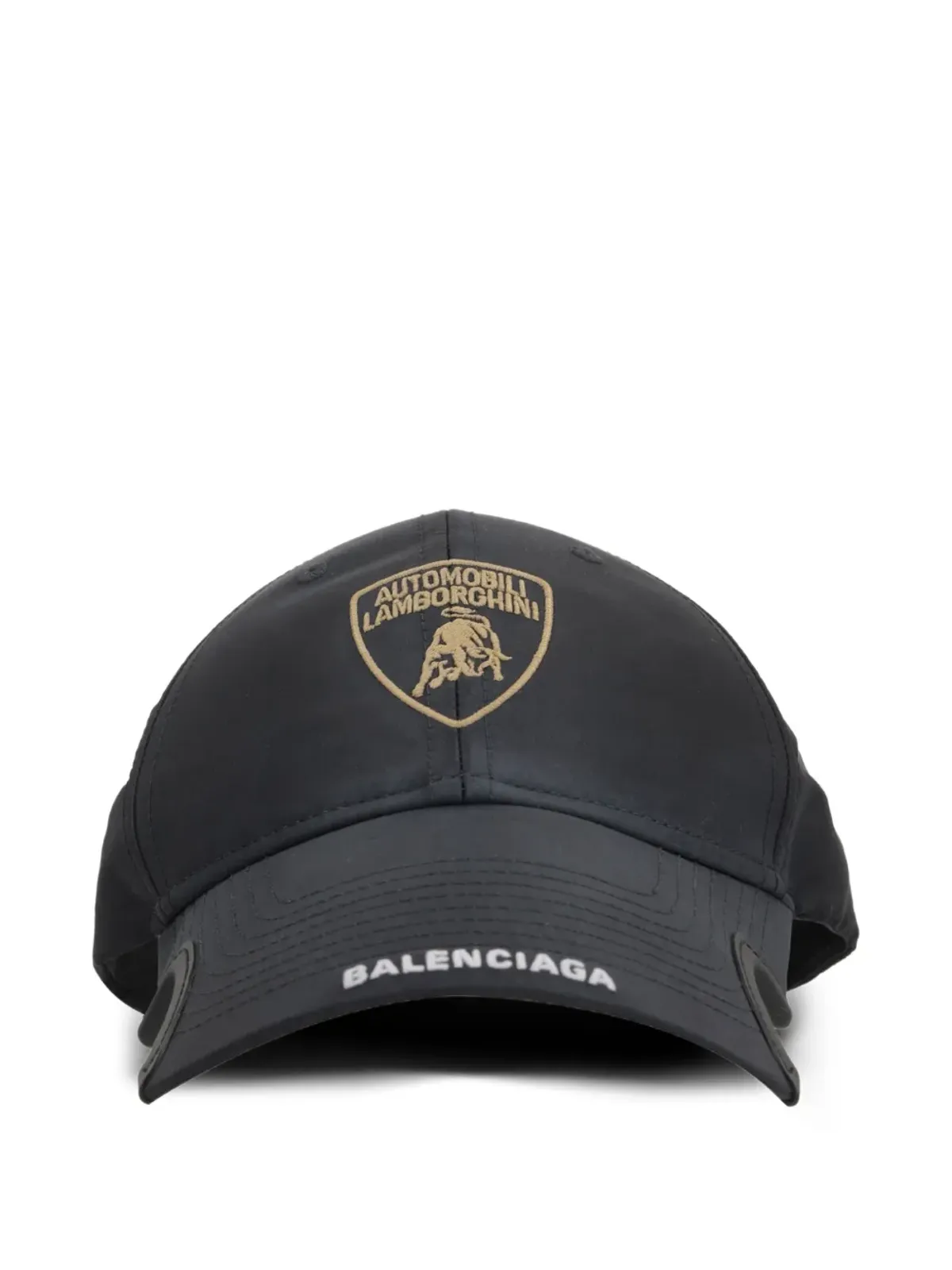Balenciaga x Automobili Lamborghini ロゴ刺繍ベースボールキャップ - 画像1