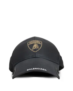 Balenciaga x Automobili Lamborghini ロゴ刺繍ベースボールキャップ - サムネイル1