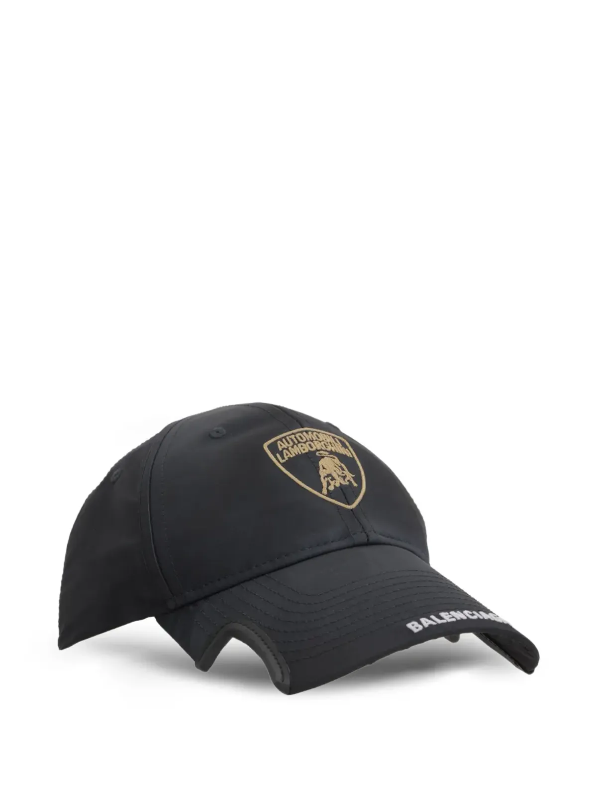 Balenciaga x Automobili Lamborghini ロゴ刺繍ベースボールキャップ - 画像3