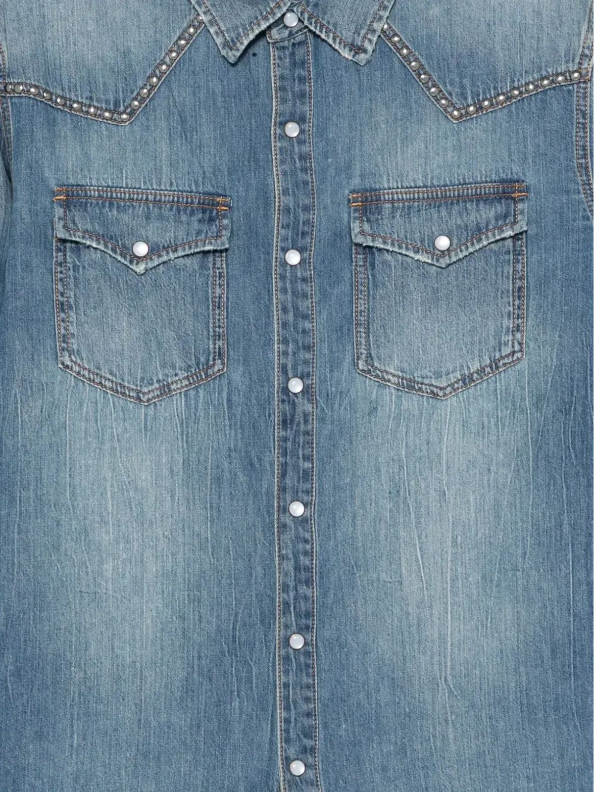 Ksubi スタッズ付きデニムシャツ - 画像3