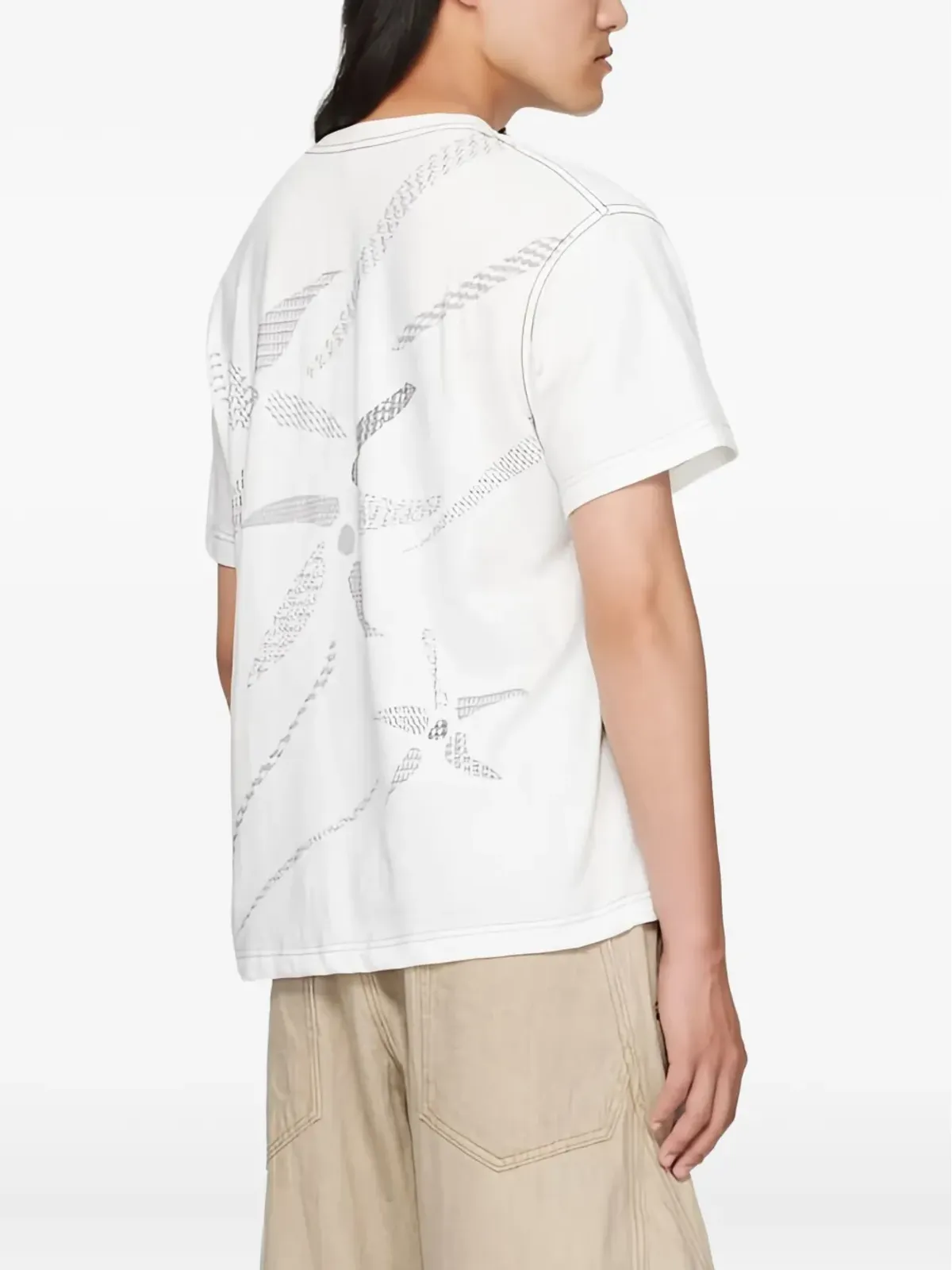 KHOKI Tシャツ ホワイト - 画像4