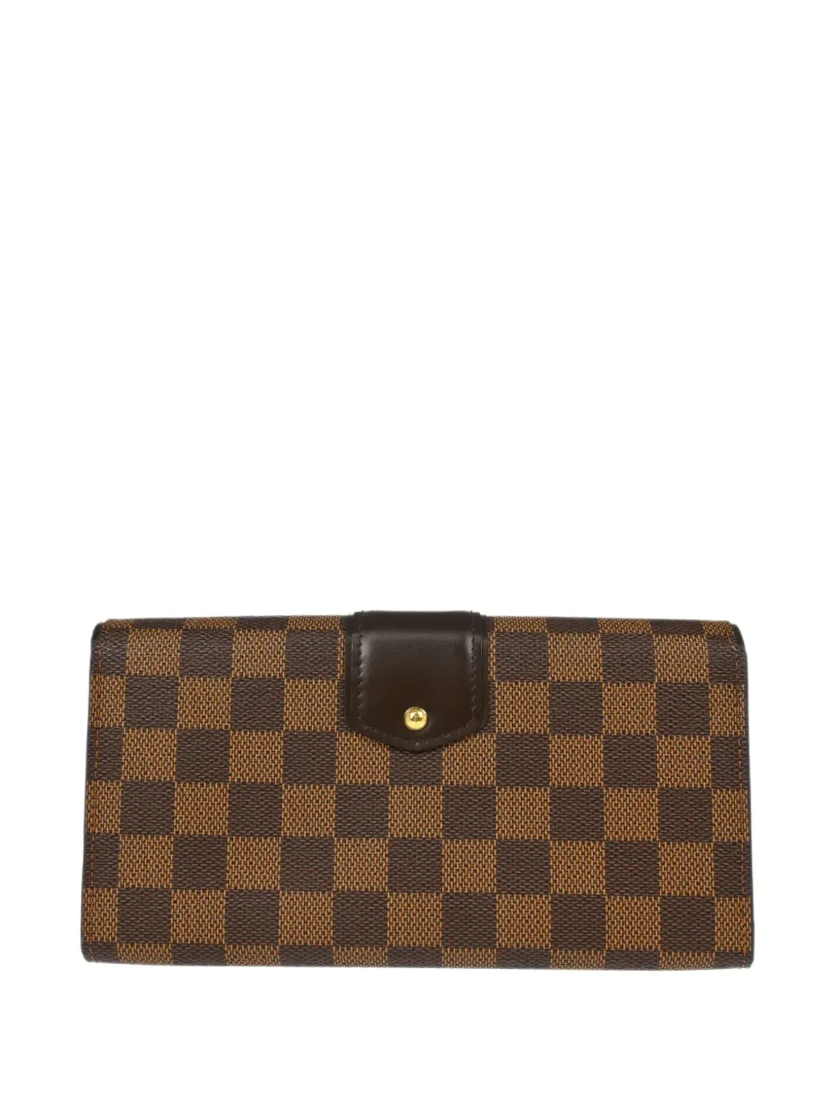 Louis Vuitton Pre-Owned ダミエ ポルトフォイユ システィーナ ウォレット ブラウン - 画像2