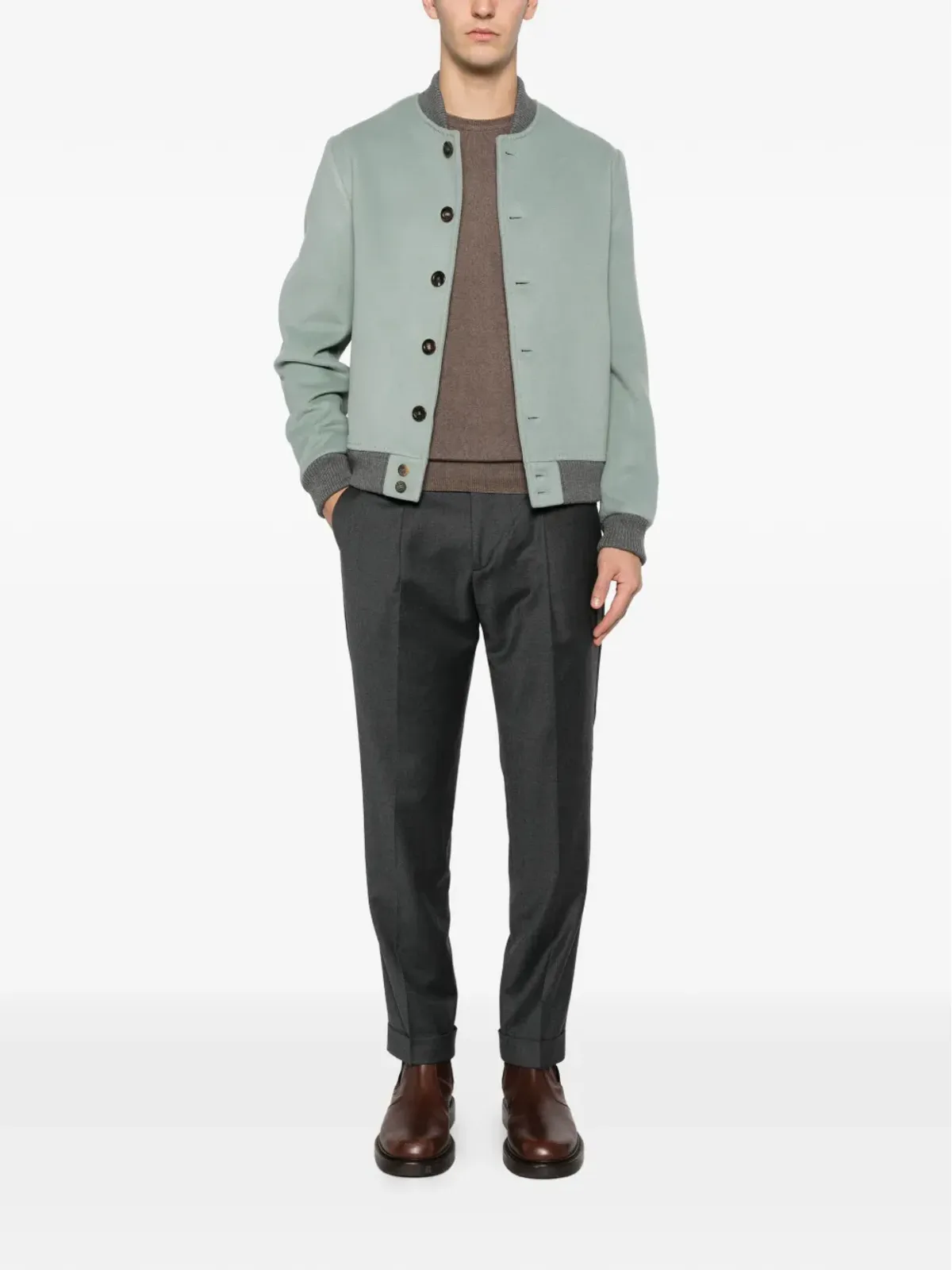 Woolrich クルーネック長袖セーター - 画像2