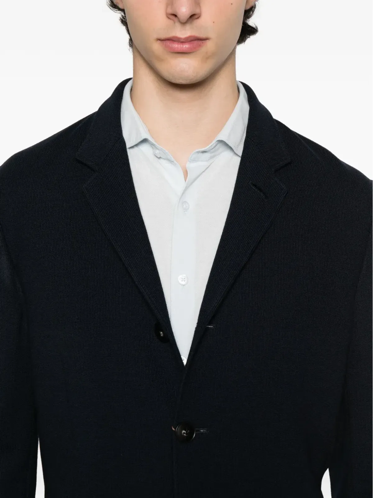 Canali 三つボタン パッチポケット ブレザー - 画像5