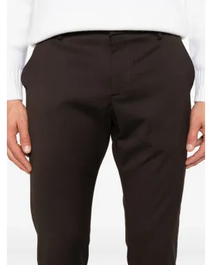 DONDUP cuffed wool trousers - Brown - サムネイル5