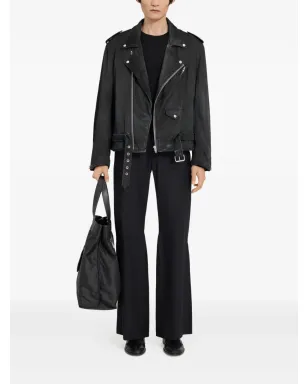 MM6 Maison Margiela アシンメトリカルジップ バイカージャケット - サムネイル2