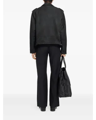 MM6 Maison Margiela アシンメトリカルジップ バイカージャケット - サムネイル4