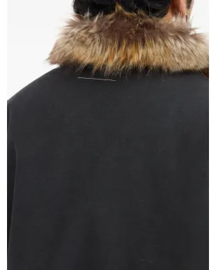 MM6 Maison Margiela ファー襟付きコットンジャケット - サムネイル5
