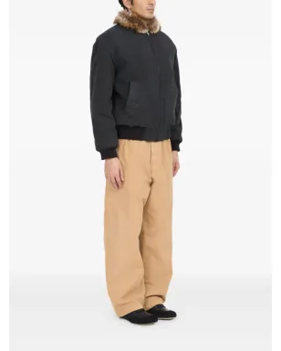 MM6 Maison Margiela ファー襟付きコットンジャケット - サムネイル3