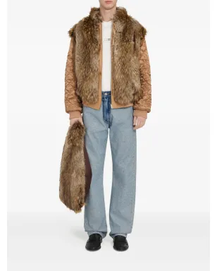 MM6 Maison Margiela リバーシブル コットン ジャケット - ブラウン - サムネイル2