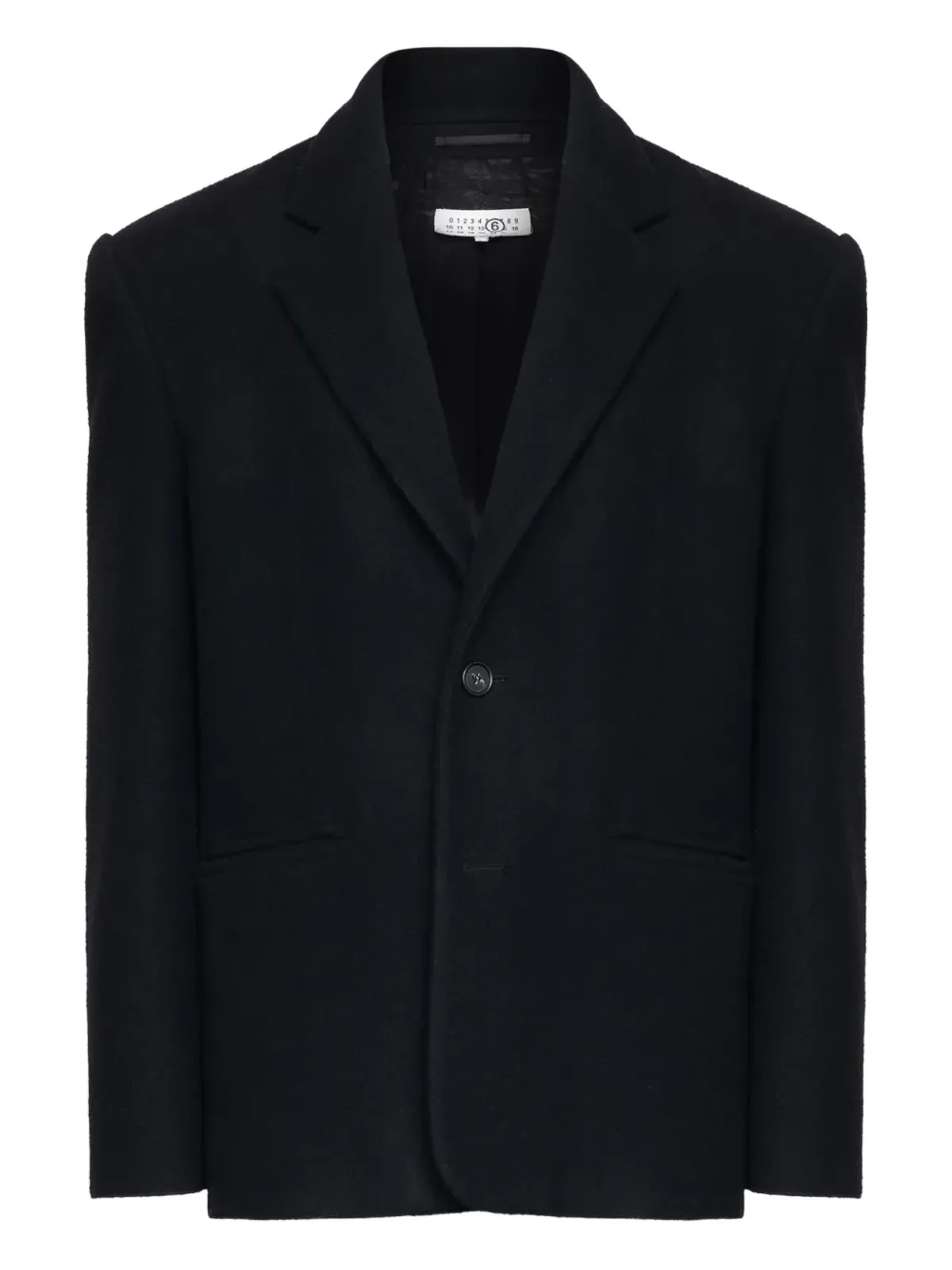 MM6 Maison Margiela エルボーパッチ ブレザー - 画像1