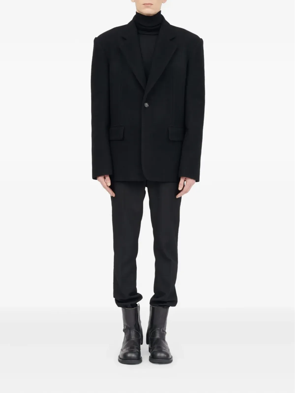 MM6 Maison Margiela エルボーパッチ ブレザー - 画像2