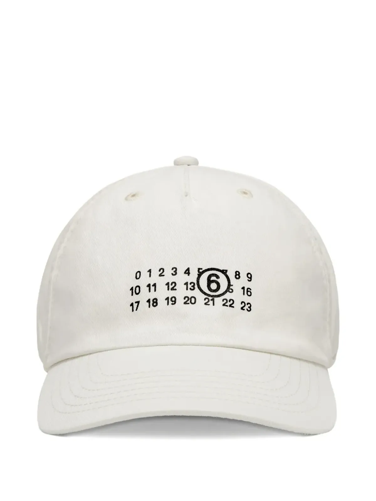 MM6 Maison Margiela Spiga Capsule Numbers ベースボールハット - 画像1