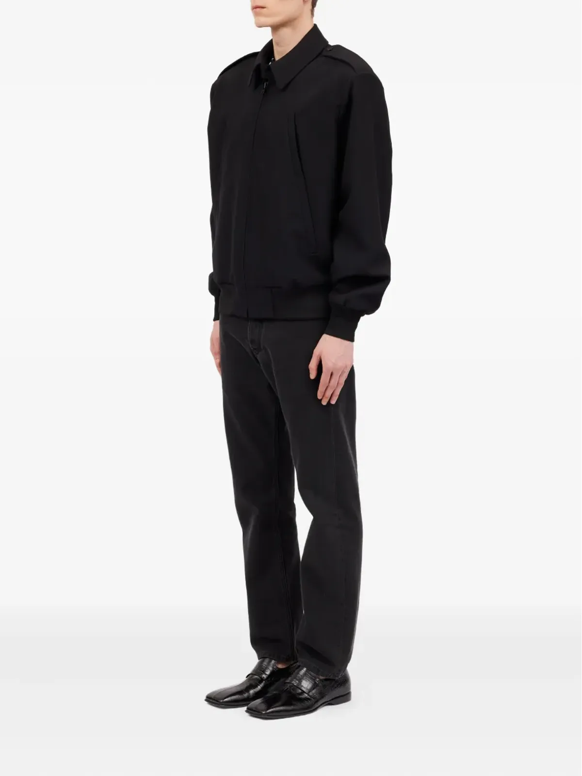 MM6 Maison Margiela 襟付きウールジャケット - 画像5