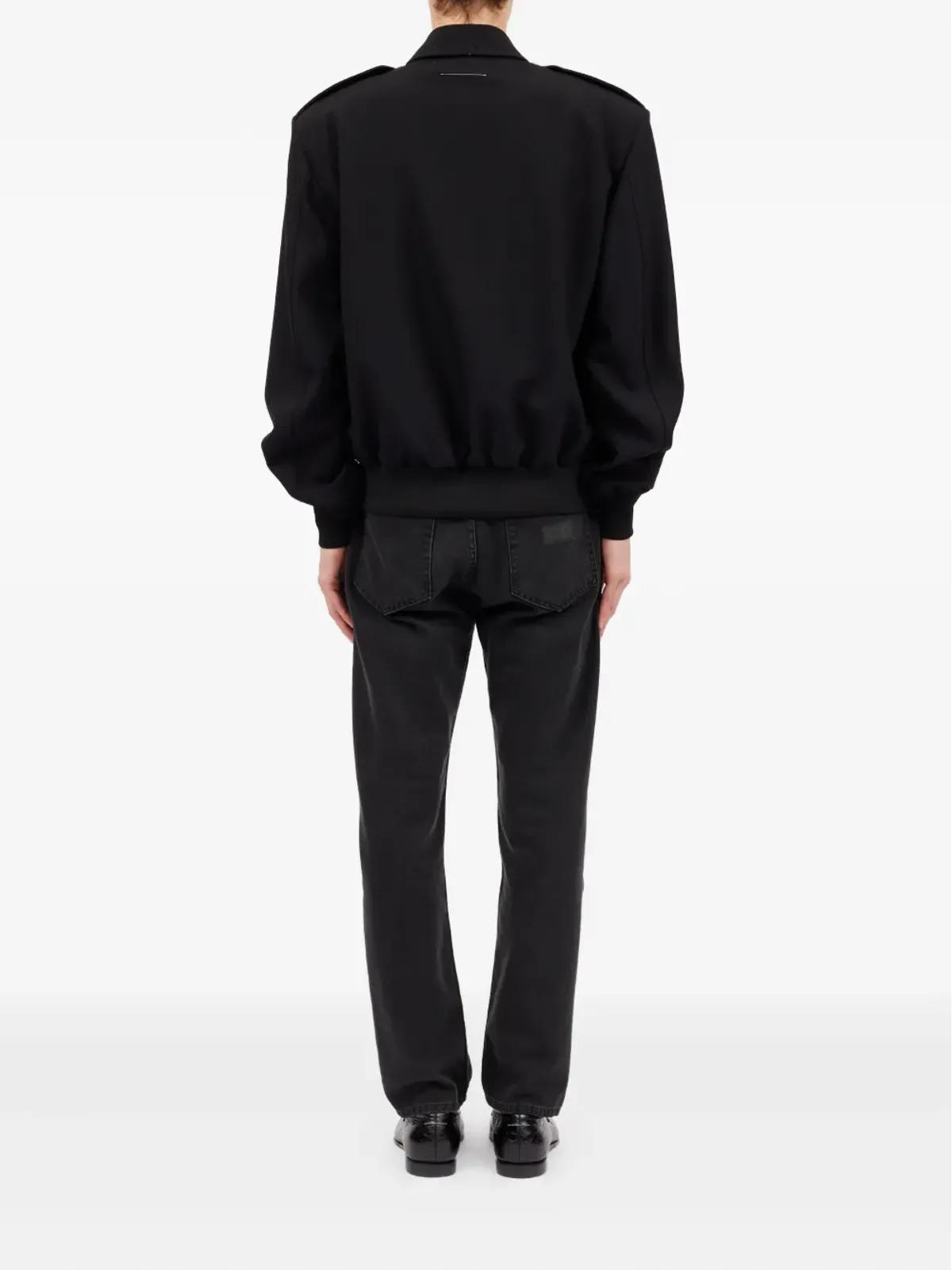 MM6 Maison Margiela 襟付きウールジャケット - 画像4