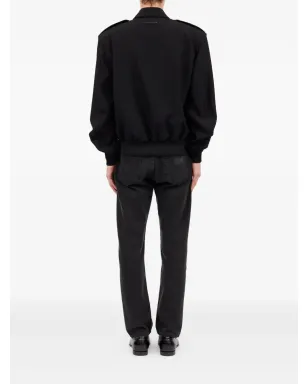 MM6 Maison Margiela 襟付きウールジャケット - サムネイル4