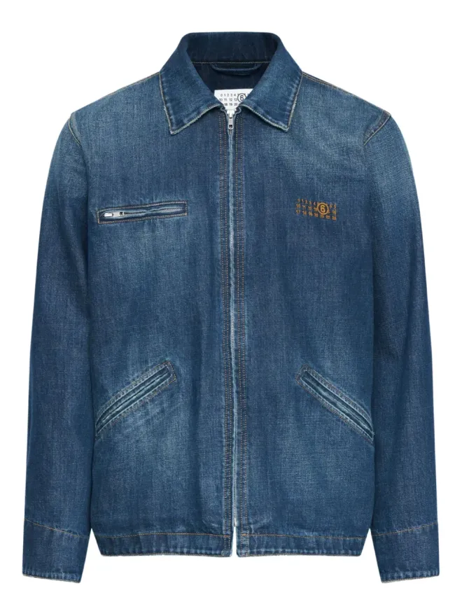 MM6 Maison Margiela MM6 Maison Margiela ジップファスニング デニムジャケットの商品画像