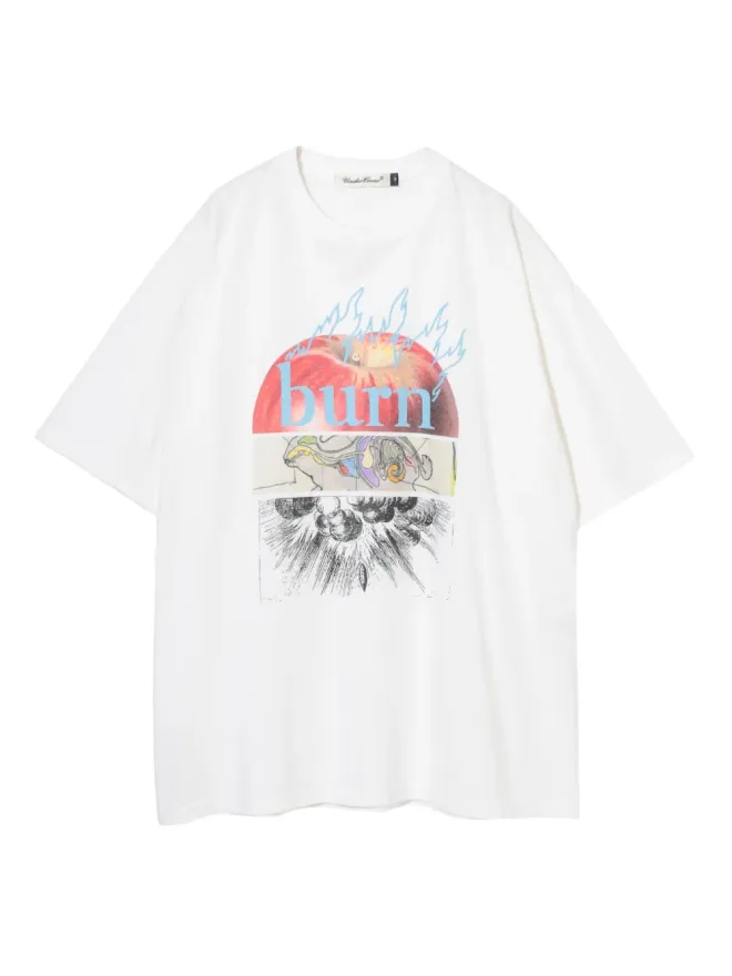 UNDERCOVER Undercover アップルプリントTシャツ - ホワイトの商品画像