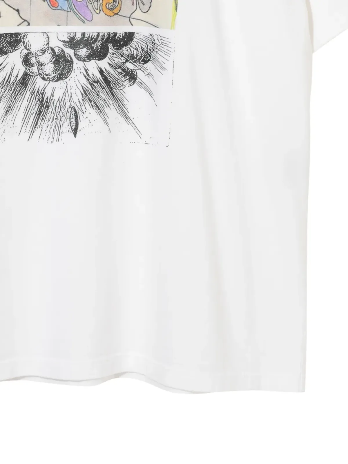 Undercover アップルプリントTシャツ - ホワイト - 画像4
