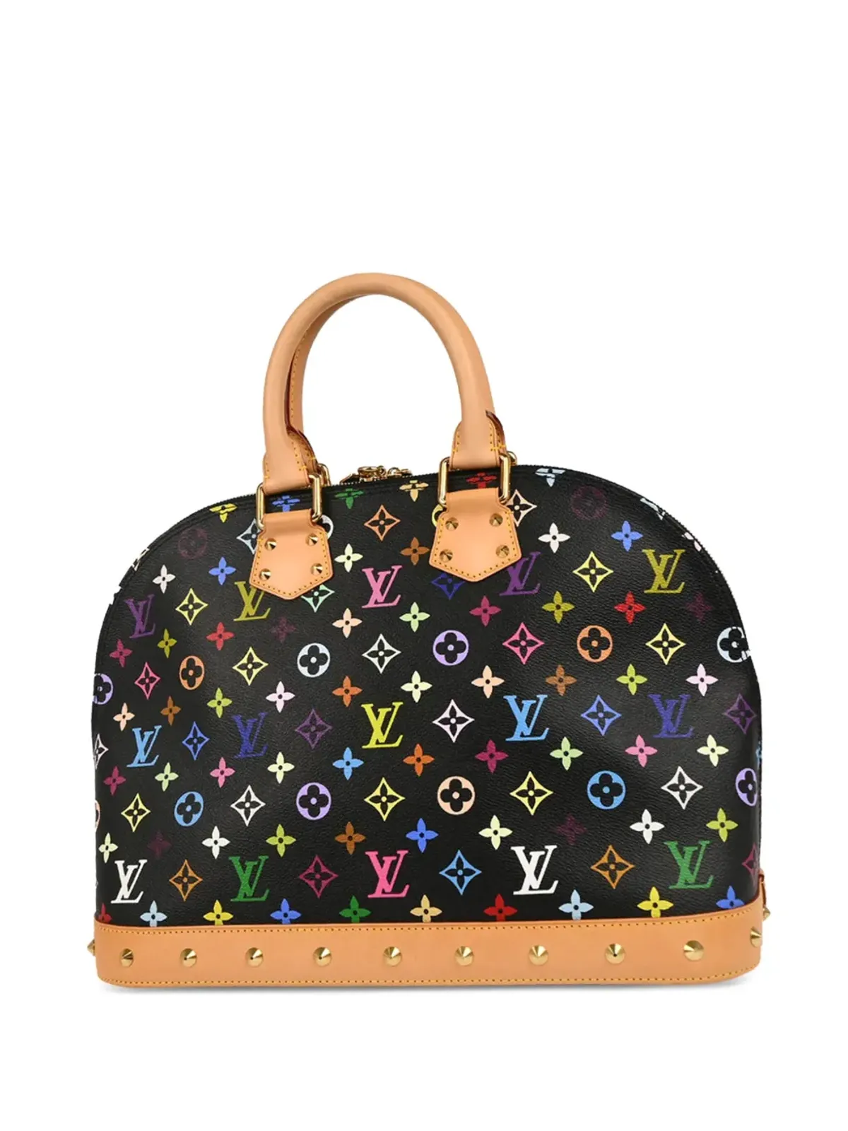 Louis Vuitton Pre-Owned x Takashi Murakami 2013 Alma GM トートバッグ - ブラック - 画像2