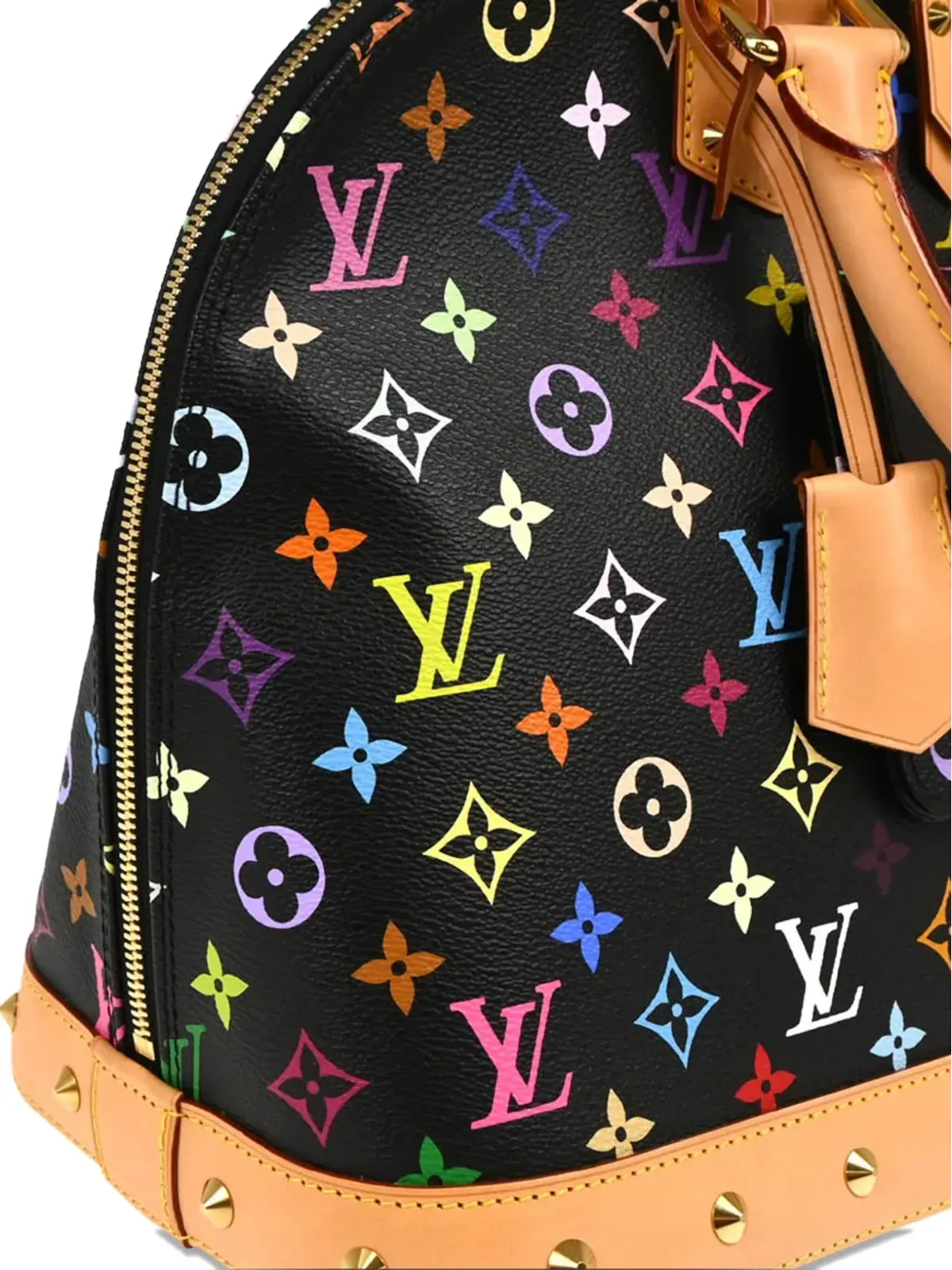 Louis Vuitton Pre-Owned x Takashi Murakami 2013 Alma GM トートバッグ - ブラック - 画像3