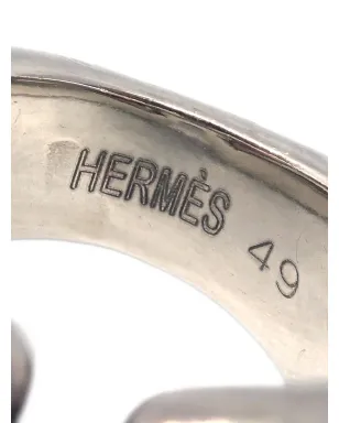 Hermès Pre-Owned ロゴディテールリング - サムネイル4