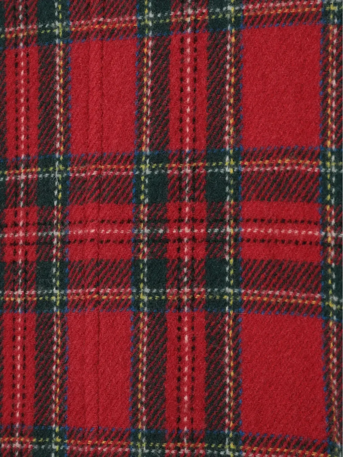 Undercover check plaid zip-front gilet - Red - 画像3
