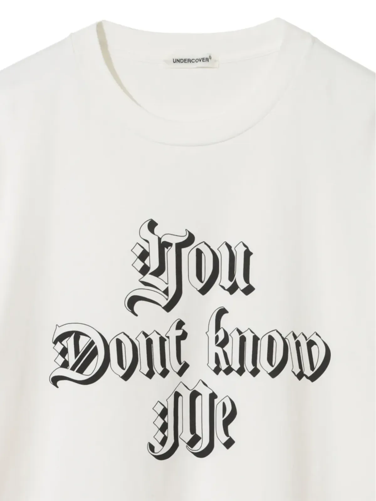 Undercover ジップディテール コットン Tシャツ - 画像4