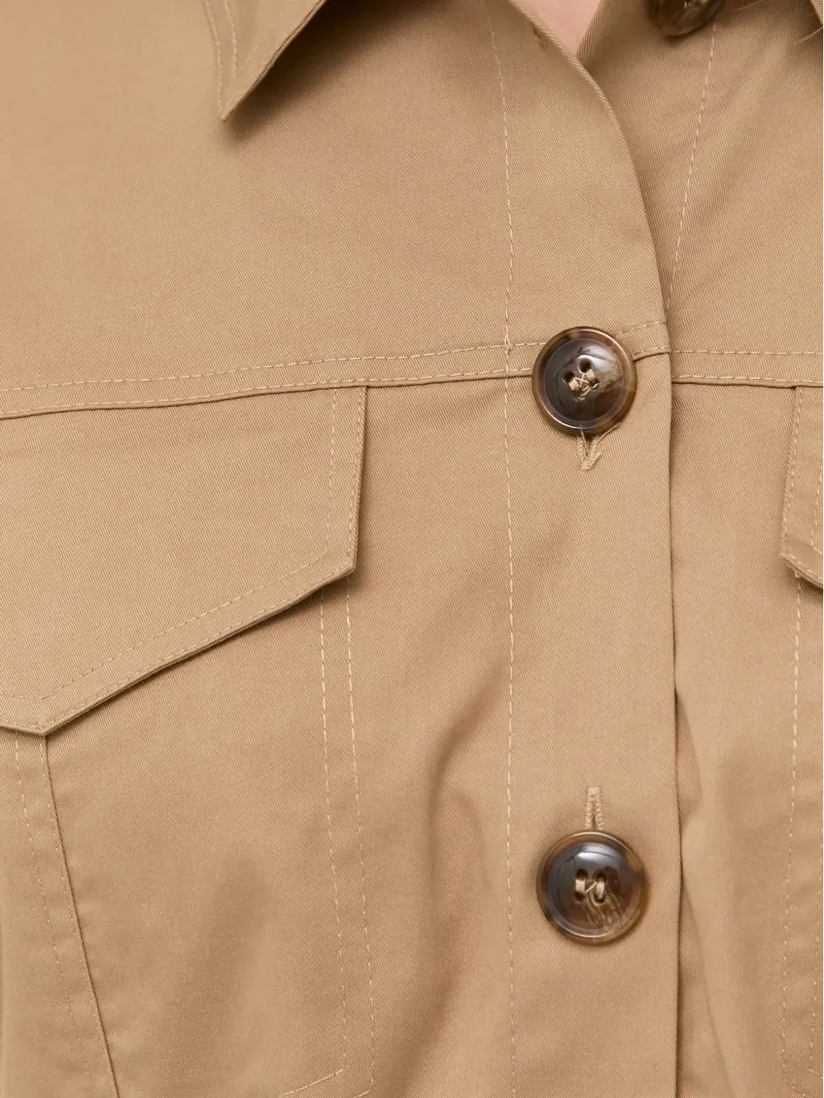 Notes du Nord ボタンディテールシャツドレス - 画像5