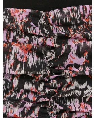 Notes du Nord gathered mini skirt - Black - サムネイル3