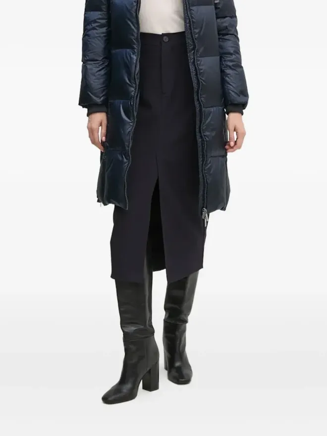 Sandro Ferrone Sandro Ferrone ポケットディテール付きミディスカート ブルーの商品画像