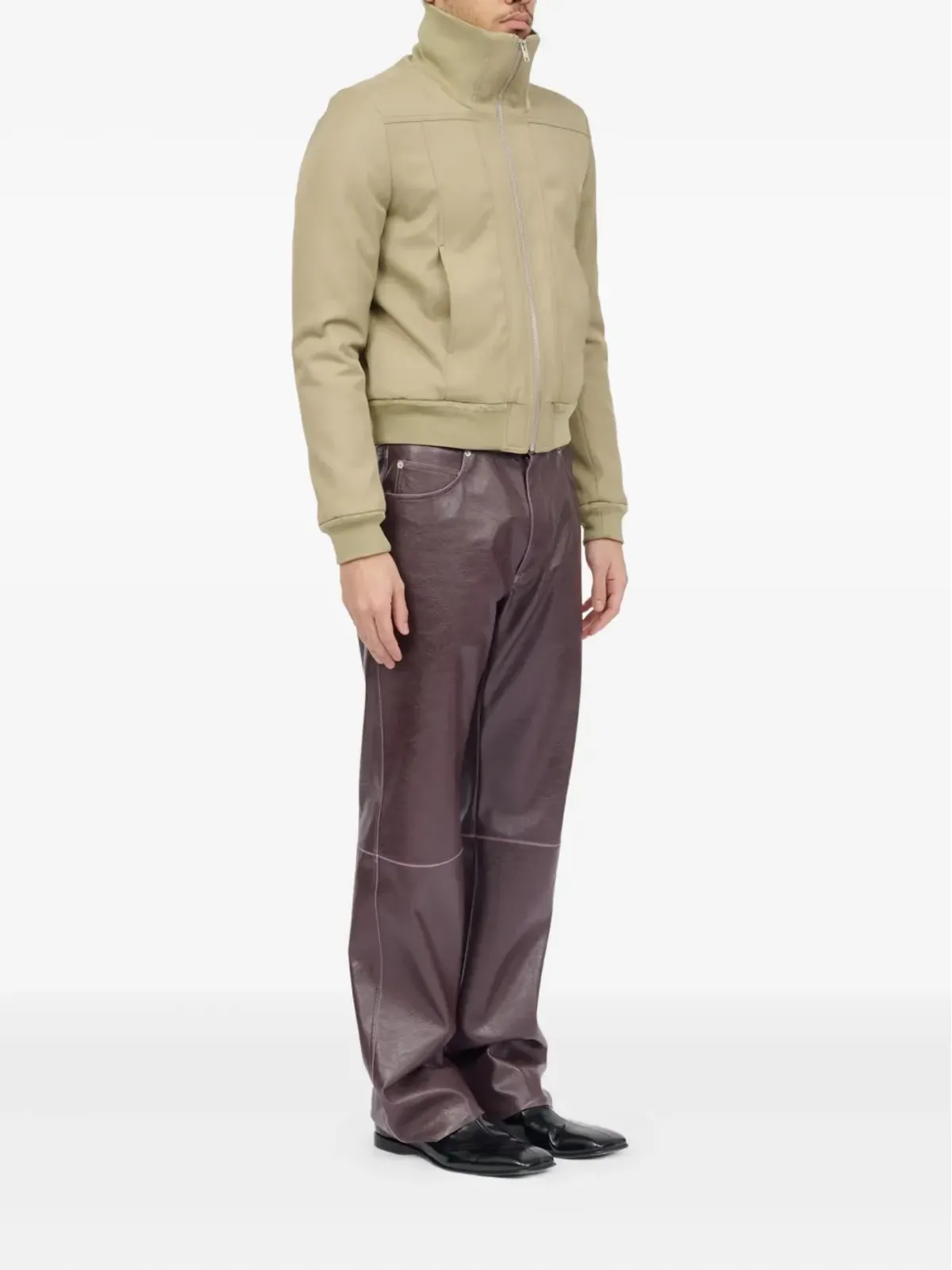 MM6 Maison Margiela ハイネックジップフロントジャケット - 画像3