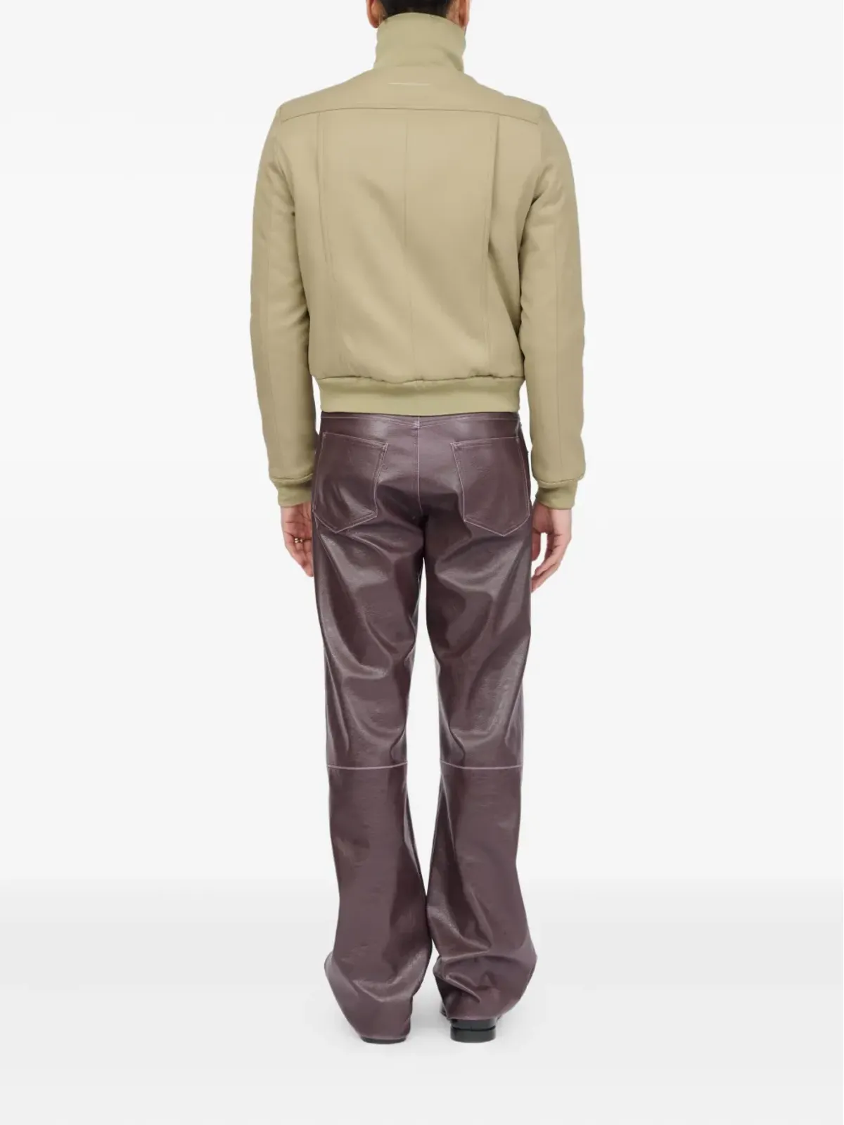 MM6 Maison Margiela ハイネックジップフロントジャケット - 画像4